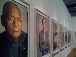 There's Lou Gossett staring us in the face, a Knicks-player turned award-winning actor in film and on Broadway.