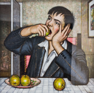 Boy with Apples 